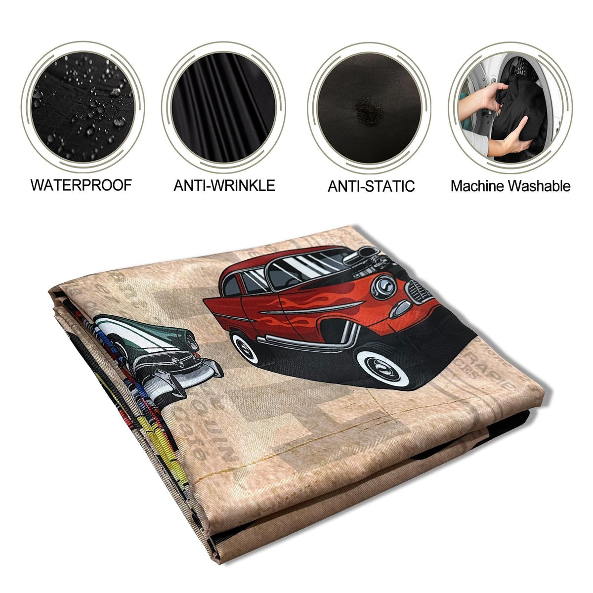 Professional Hair Cutting Cape for Men and Women 63x56 Inches Waterproof & Anti-Static