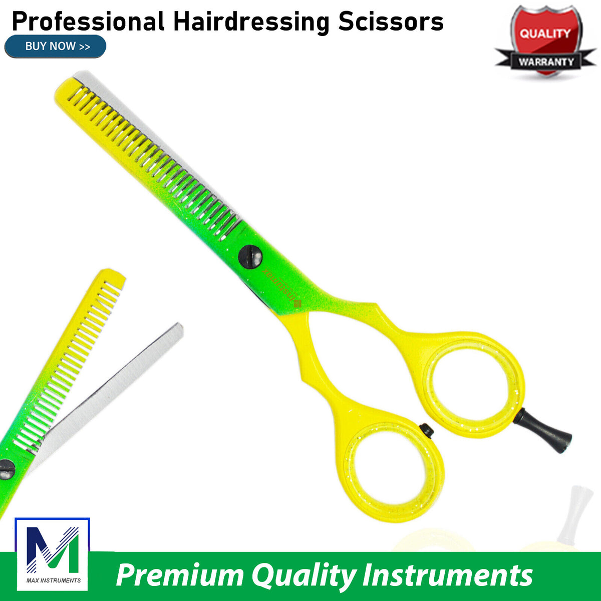Professional Hair Cutting Thinning Scissors - 5.5 Inch Barber Shears