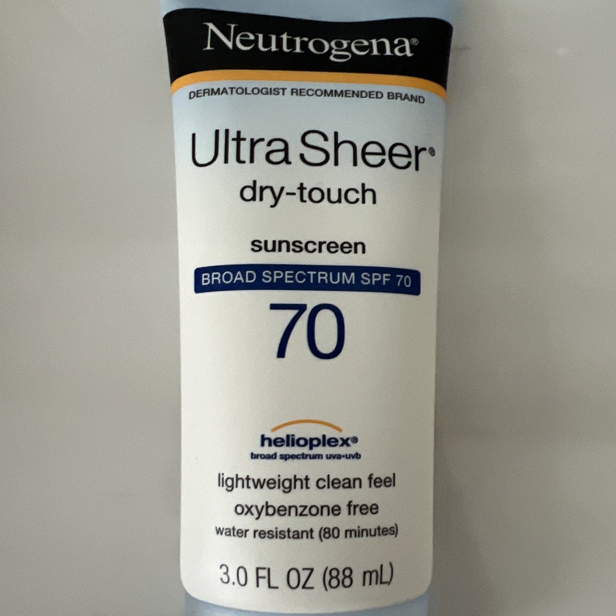 Neutrogena Ultra Sheer SPF 70 Sunscreen Lotion - Dry Touch, 3oz