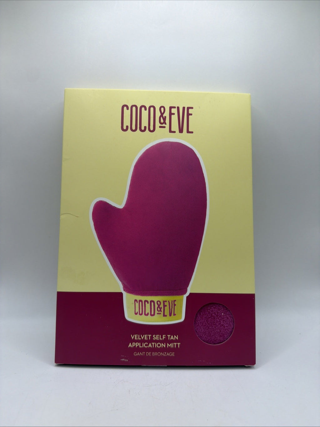 Self-Tanning Application Mitt - Velvet Tanning Tool for Body & Face