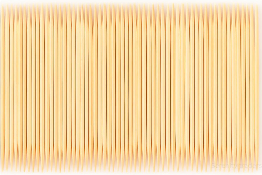 Eco-Friendly Bamboo Toothpicks - Natural, Splinter-Free, Multi-Purpose