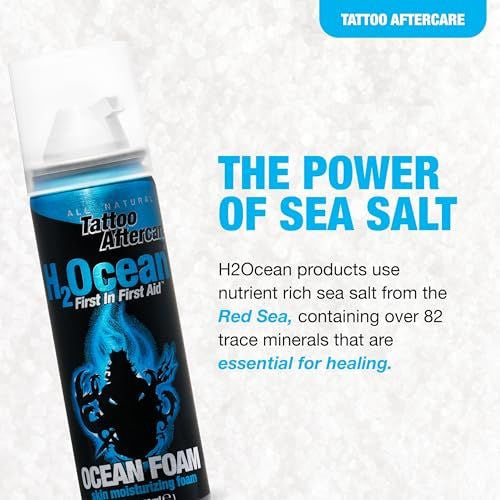 Tattoo Aftercare Foam – 2oz Sea Salt Healing Foam for Ink Protection