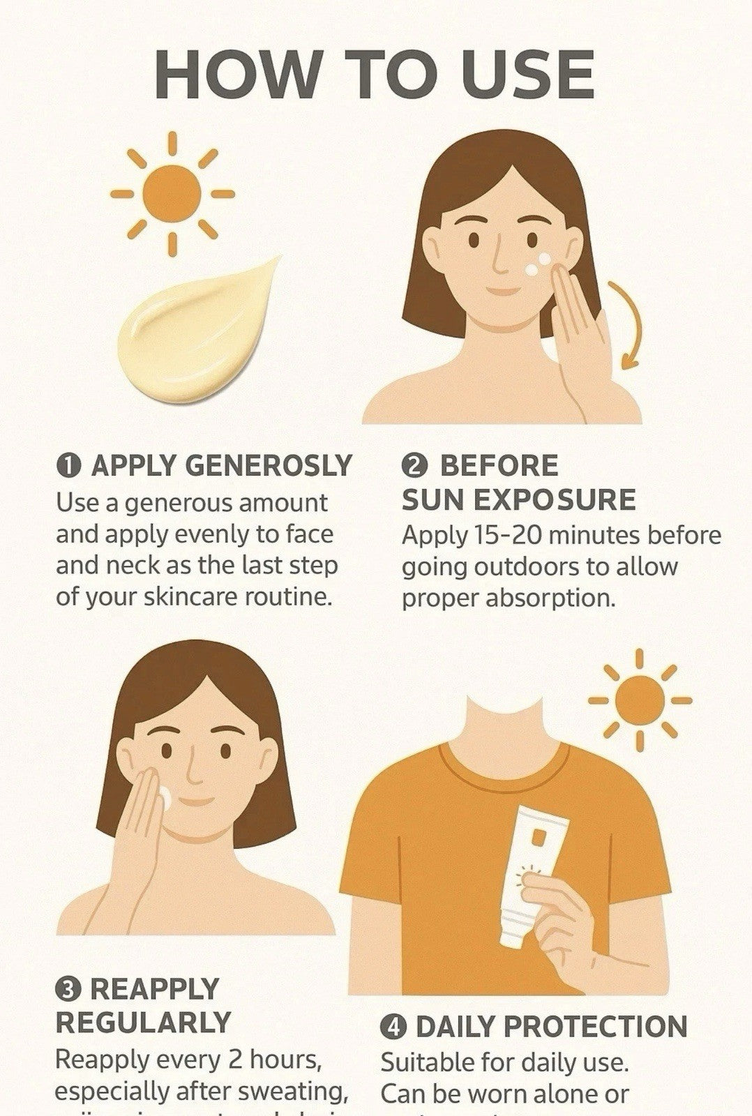Oil Control SPF 50+ Sunscreen Gel Cream for Oily & Sensitive Skin 50ml