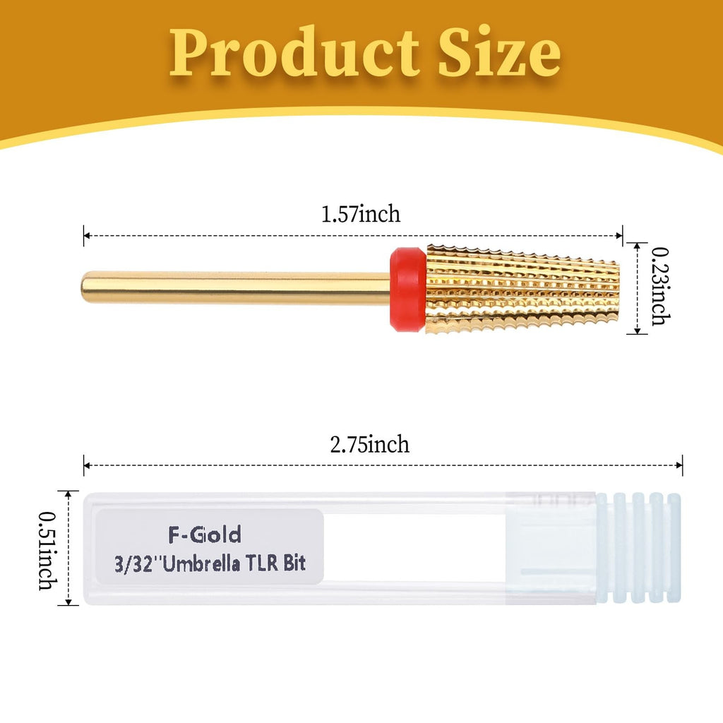 5-in-1 Nail Drill Bits Carbide Tungsten Professional Manicure Tool