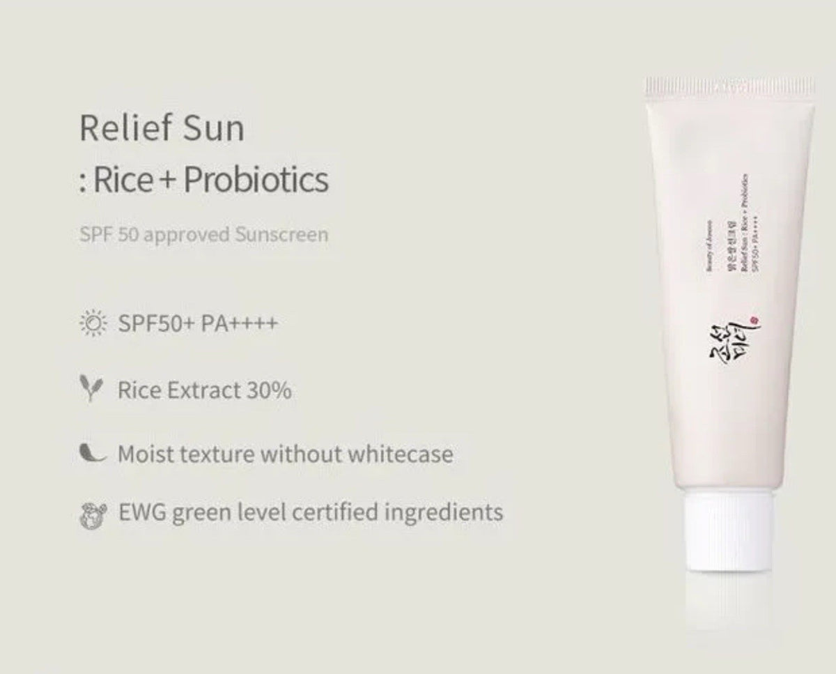 2-Pack Broad Spectrum SPF50+ Rice & Probiotics Sunscreen - Hydrating & Non-Greasy
