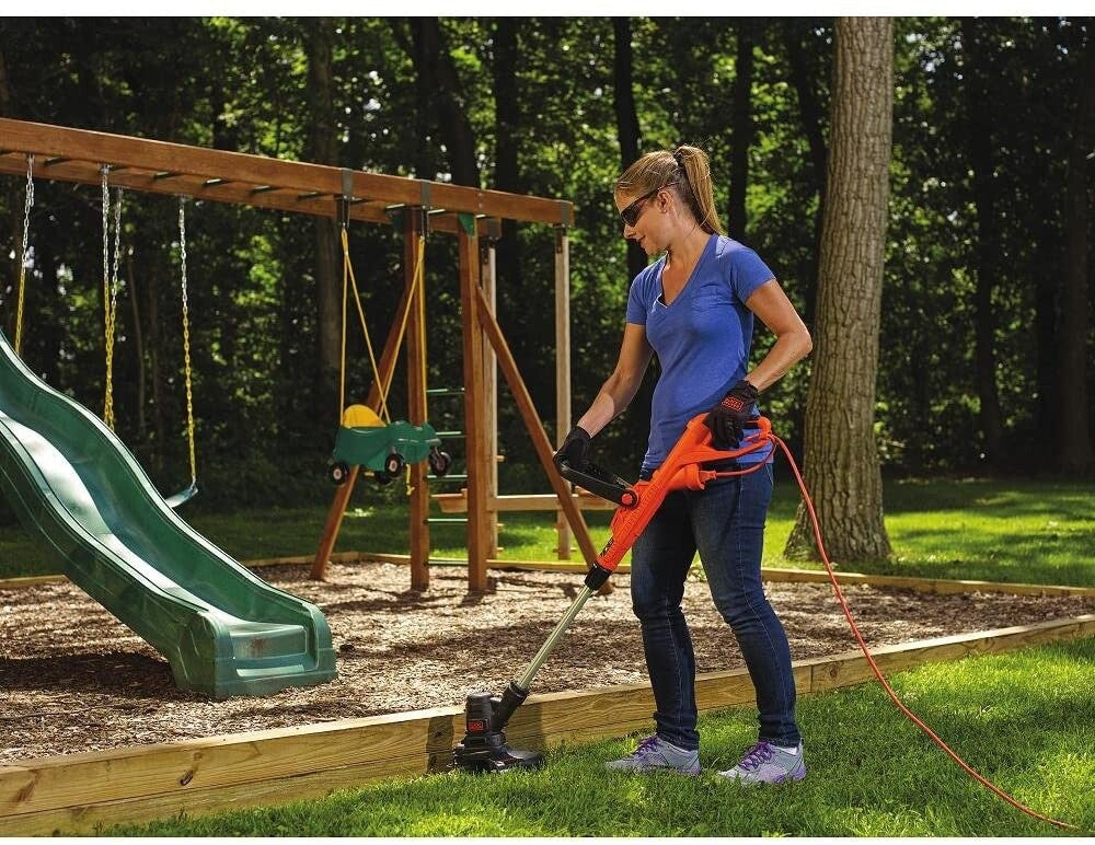 Electric Lawn Trimmer / Edger 13-Inch, 5 Amp Corded Weed Cutter