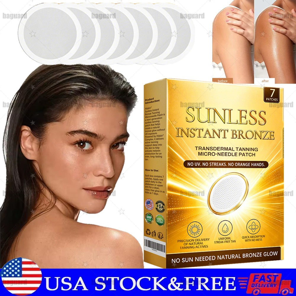 Sunless Natural Glow Tanning Patches - Gradual Bronze Skin Enhancer