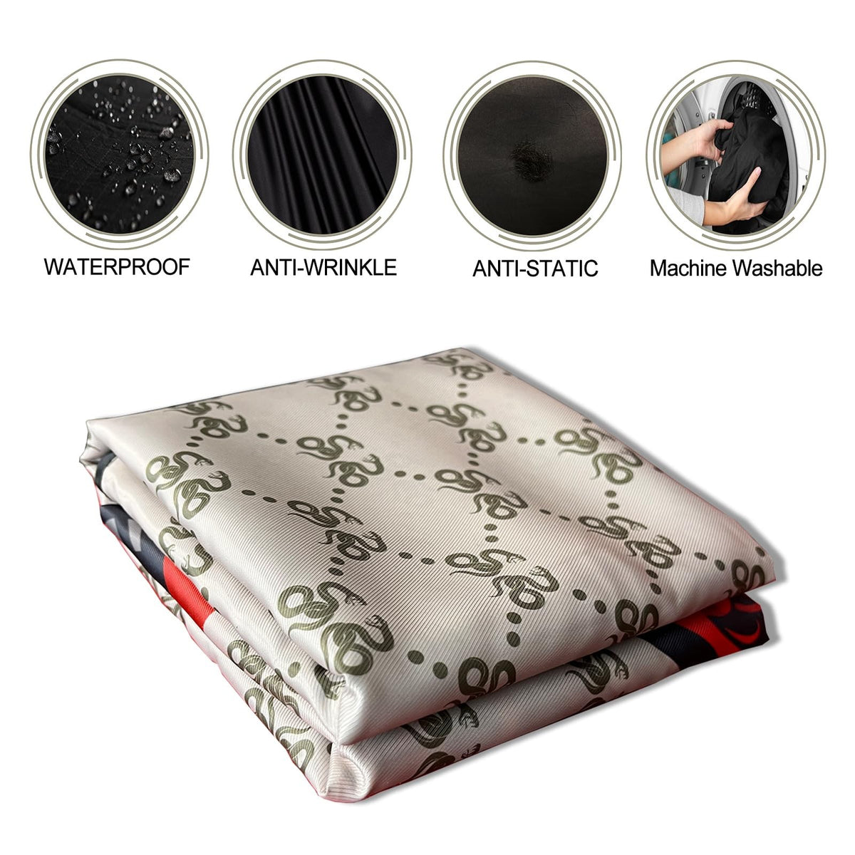 Professional Barber Capes with Snaps Waterproof Hair Cutting Gown for Salon & Home