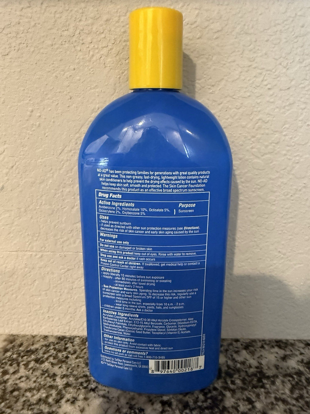 Sunscreen Lotion SPF 45 - 16 Fl Oz Sun Protection for Skin