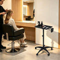 Adjustable Salon Trolley Cart with Removable Service Tray for Hair & Beauty