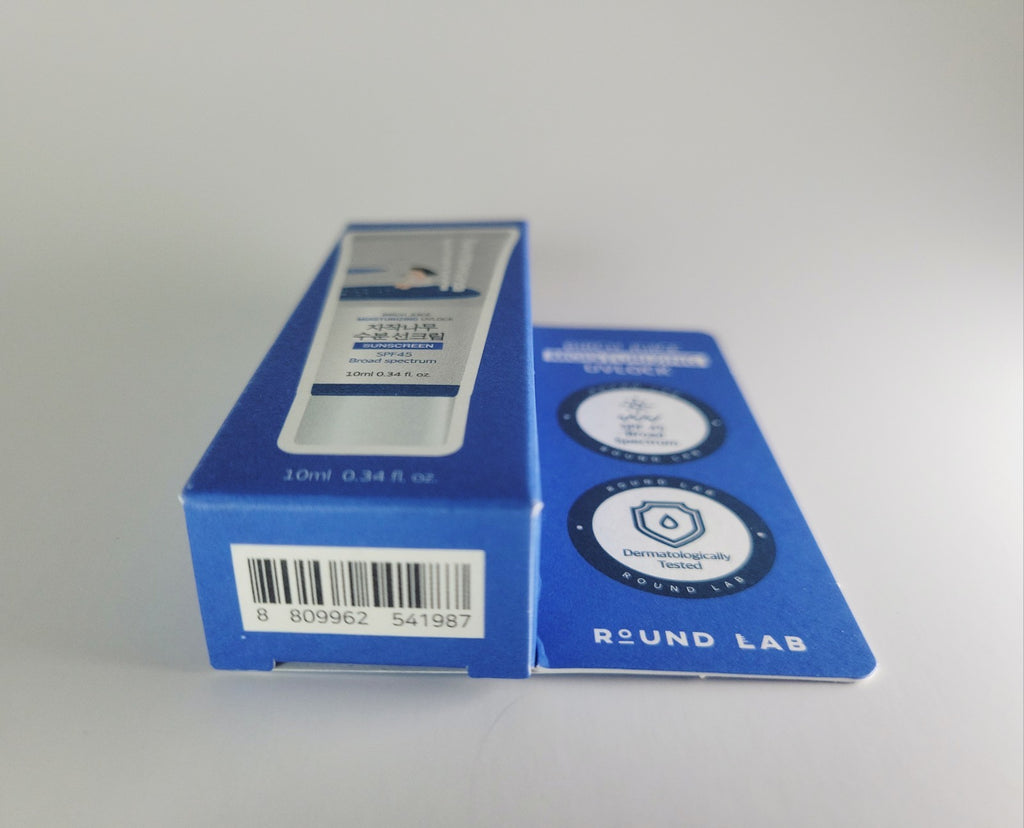 Round Lab Birch Juice Moisturizing SPF45+ Sunscreen, UV Protection 0.34 Oz