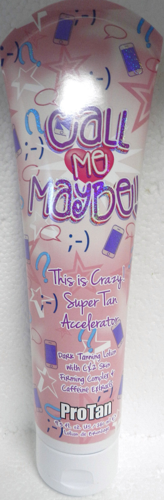 Dark Tanning Lotion with Firming & Caffeine - ProTan Call Me Maybe 9.5 oz