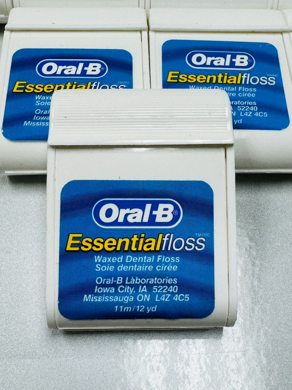 Waxed Dental Floss 12 Yards - 10 Pack, Total 120 Yards Oral-B Essential