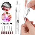 Electric Nail Grinder for Thick Toenails Manicure Pedicure Set with 5 Grinding Heads