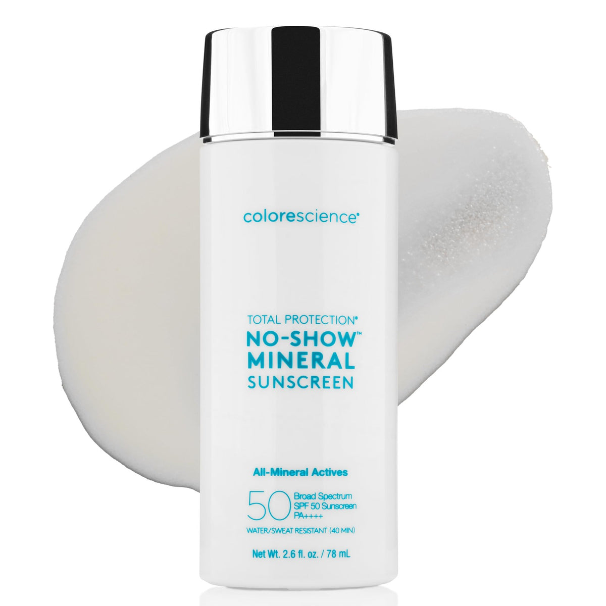 Mineral Sunscreen SPF 50 - Invisible, Water-Resistant, 2.6 Fl Oz