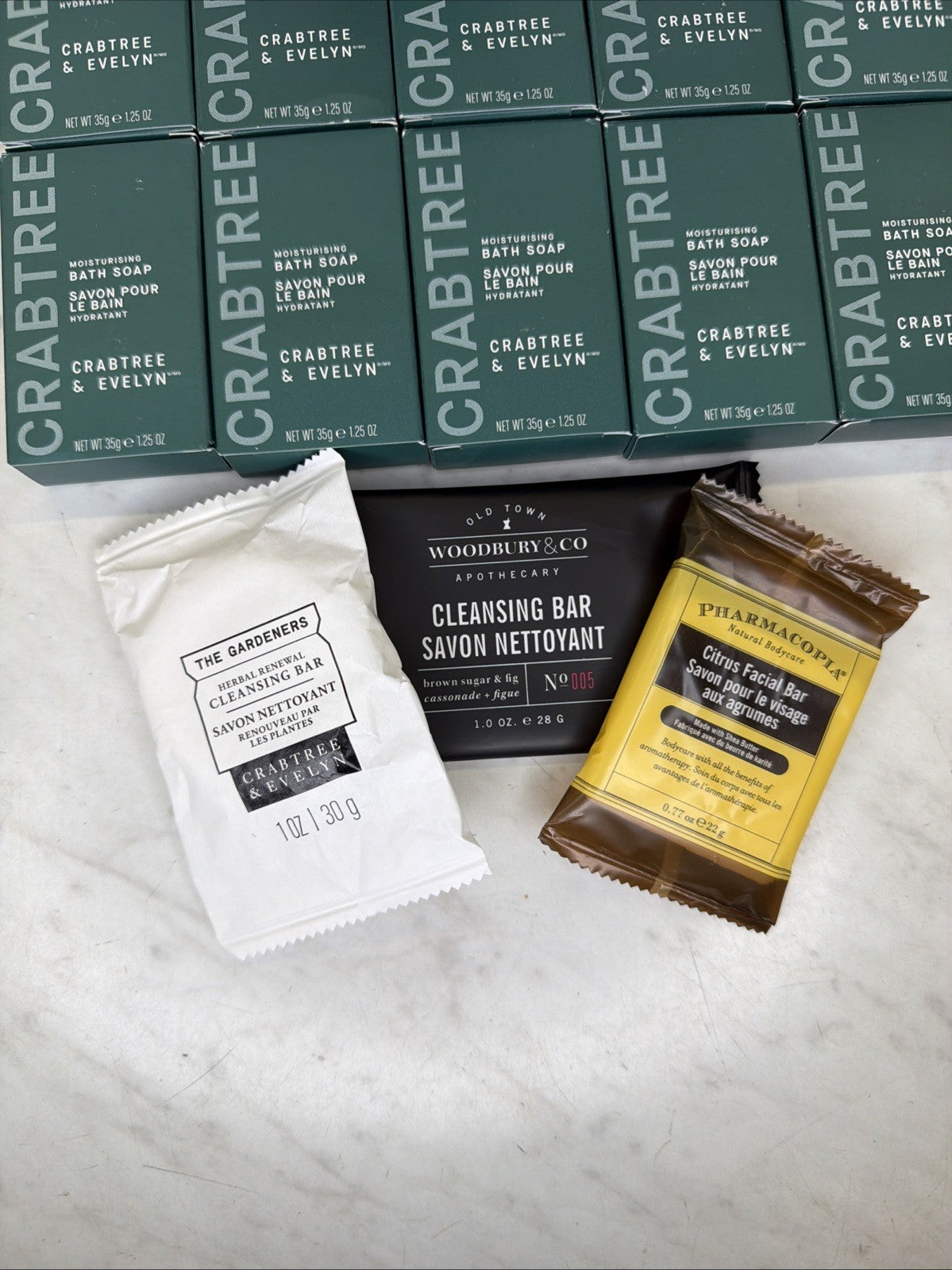 Moisturizing Bath Soap 20 Bars - Gentle Hydrating Cleansing