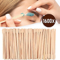 Eyebrow Waxing Spatulas - Wooden Wax Stick Applicators for Hair Removal, 1200 Pack