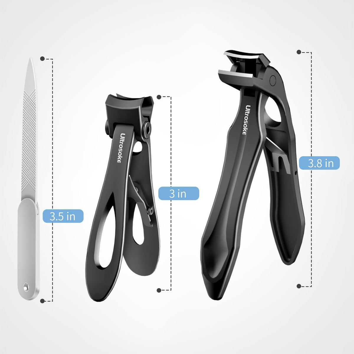 Toenail Clippers for Seniors Men - Long Handle Angled Toe Nail Cutter