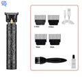 Men's Cordless Hair Trimmer Grooming Kit with Rechargeable Battery and Precision T-Blade