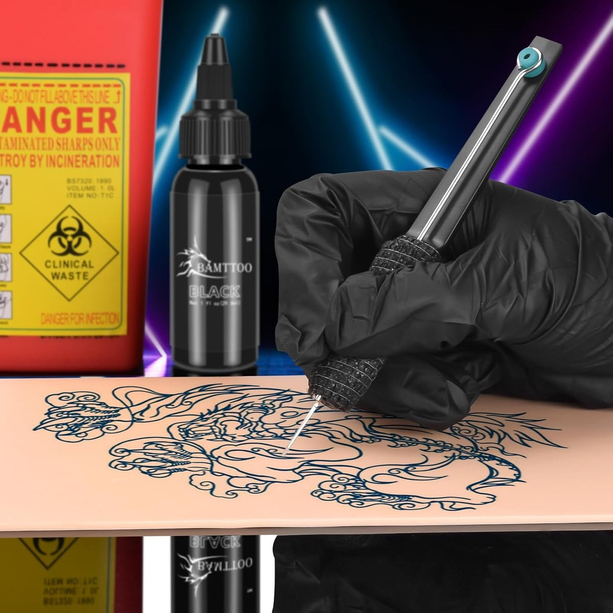 Beginner Hand Poke Tattoo Kit – Complete DIY Supplies
