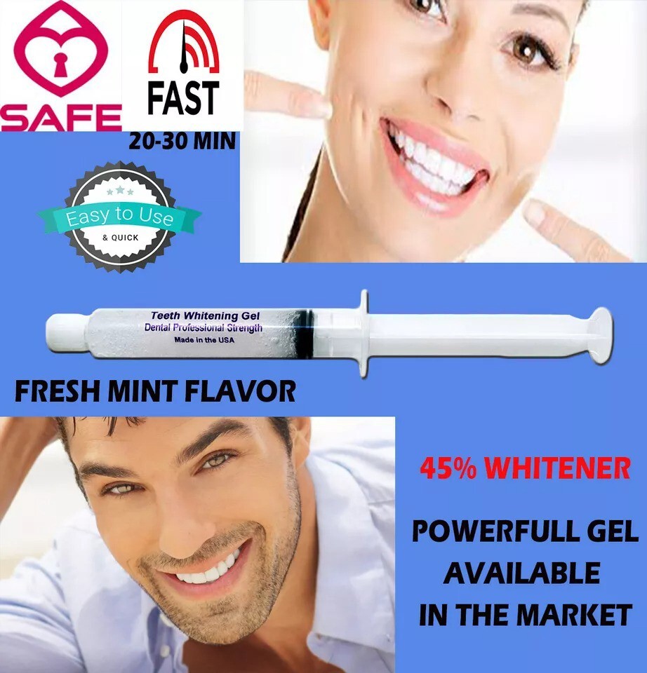 Kit with Gel Syringes & Mouth Trays - Fast Results