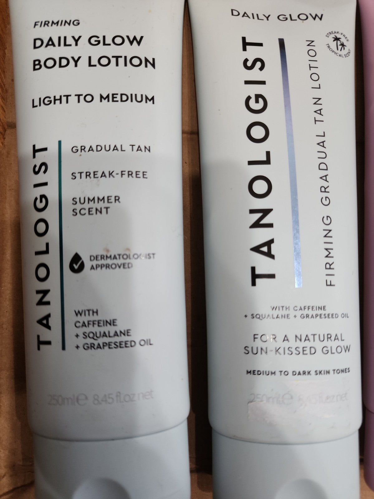 4 Pack Hydrating Gradual Self Tanner Lotions - Tanologist Daily Glow 250ml
