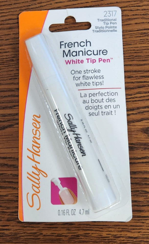 2PCS Nail Art White Tip Pen for French Manicure - Sally Hansen 2317
