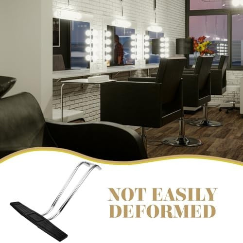 Salon Chair Footrest Pedal - Non-Slip Support for Hairdressing & Barber Chairs