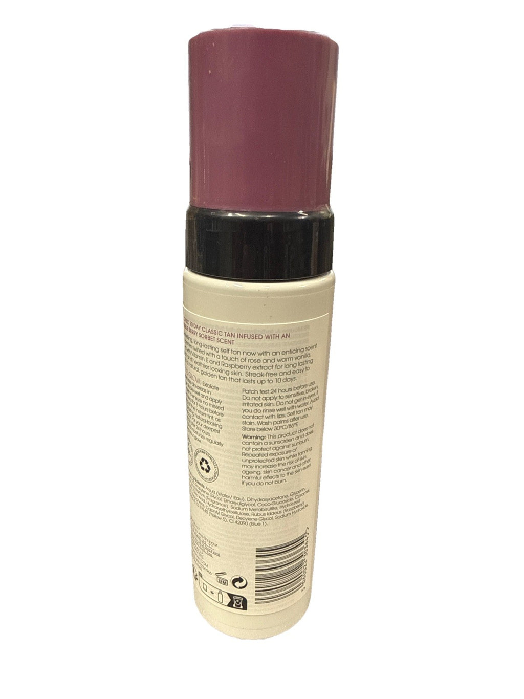 Self Tanner Mousse with Berry Sorbet Scent - Natural Bronzing for Face & Body