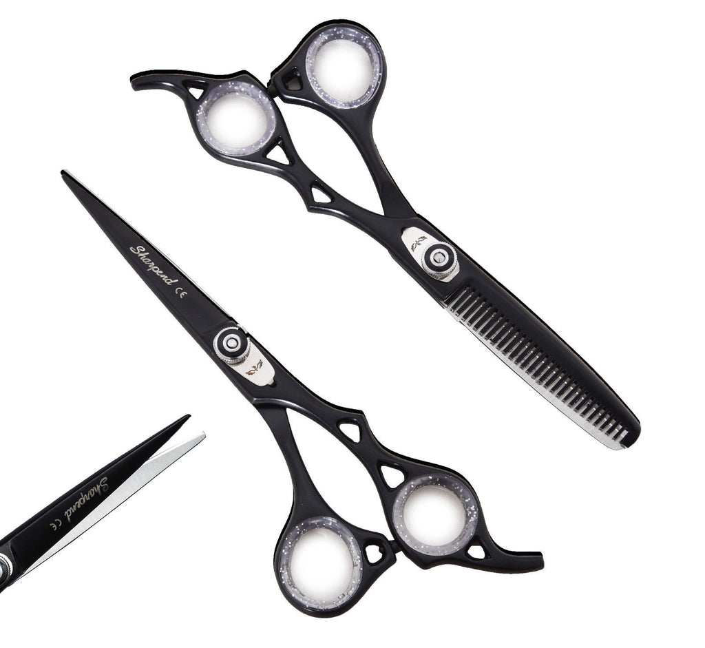 Professional Hairdressing Scissors 6.5 Inch Barber Shears Thinning Shears