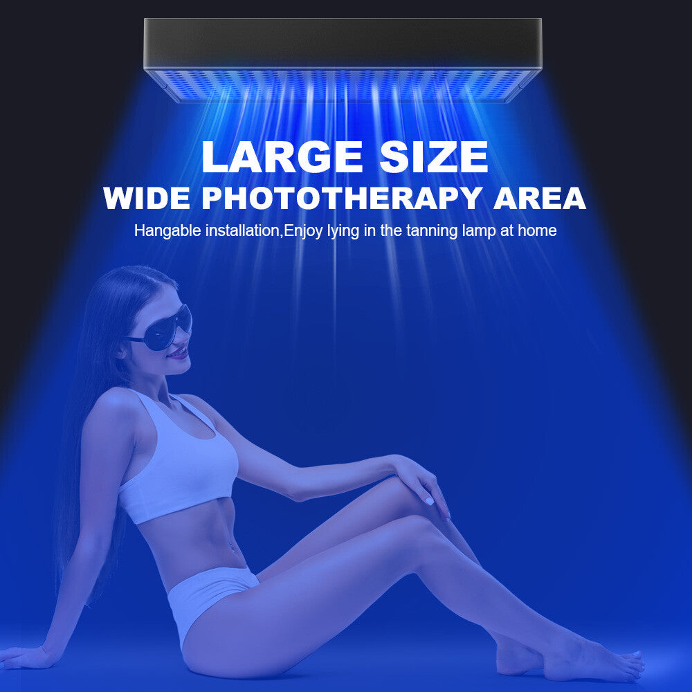 225 LED Home Tanning Lamp for Facial and Body Bronzing - Portable Solarium Light