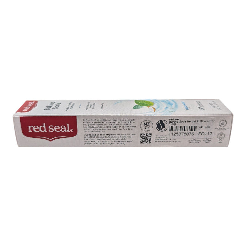 Fluoride Free Toothpaste with Baking Soda Herbal Mineral Formula 2/27 Exp