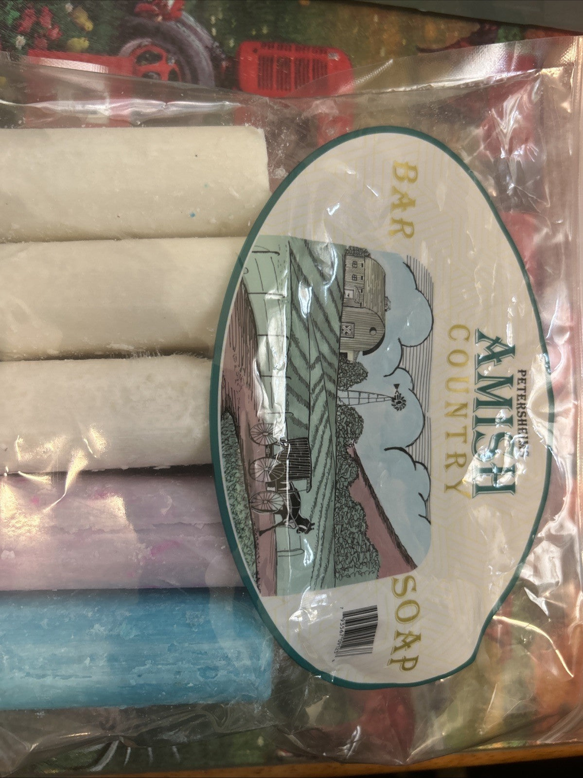 Amish Country Scented Bar Soap Pack of 5 - Large 7 oz Natural Moisturizing