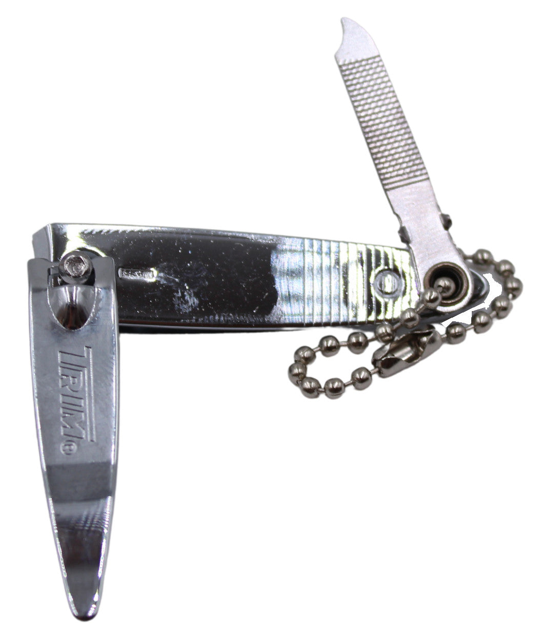 10 Pack Fingernail Clippers with Built-in Nail File and Cleaner - Stainless Steel