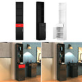 Density Board Wall Mount Salon Storage Cabinet with Shelves & Drawer