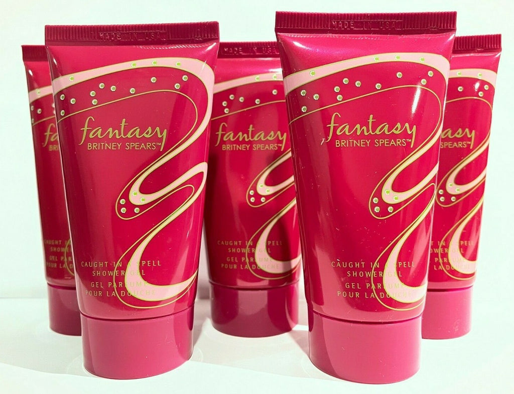 5 Piece Fantasy Shower Gel Gift Set - Britney Spears Caught In The Spell, 1.7 oz Each