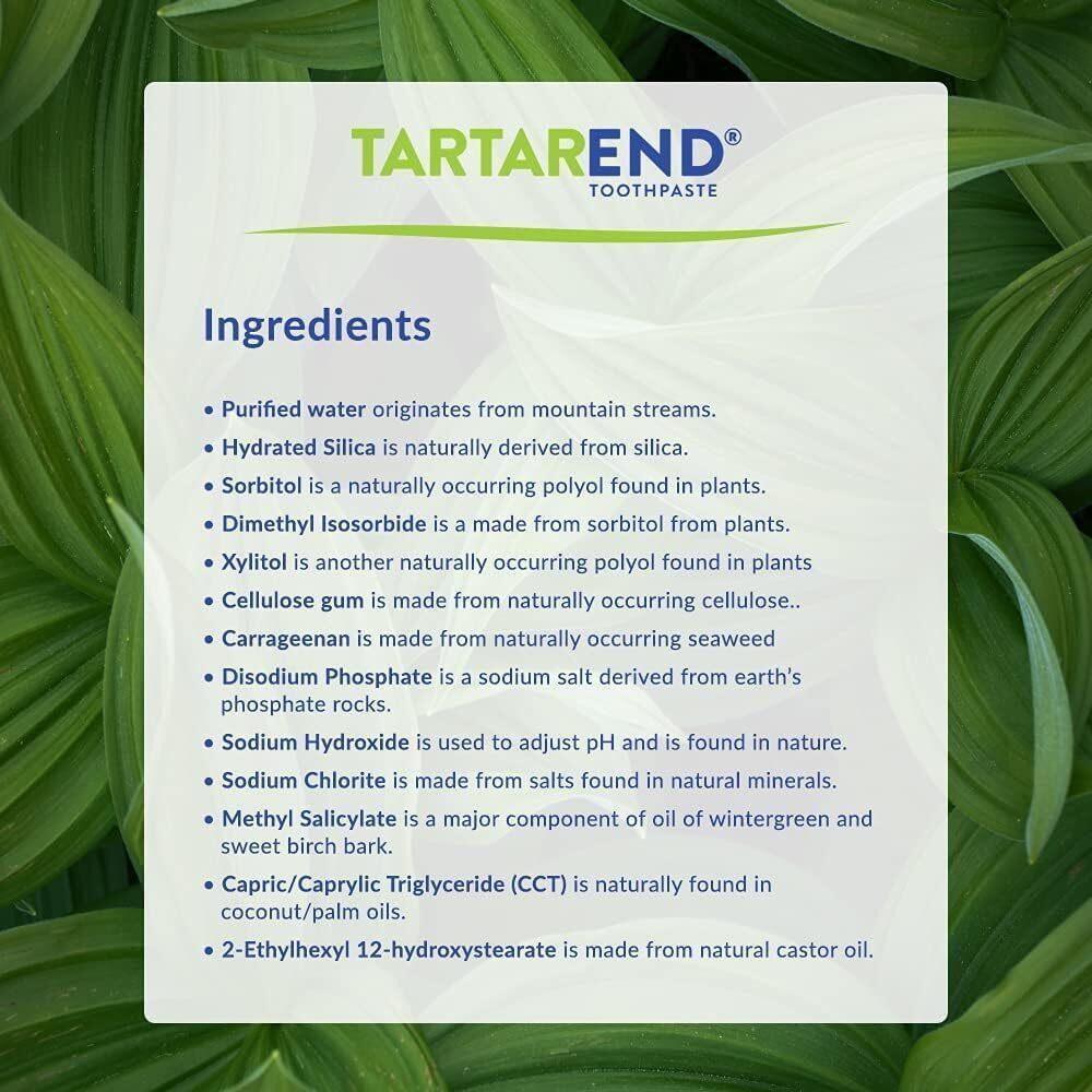 Tartar Control Toothpaste for Plaque & Gum Health - Whitens & Freshens