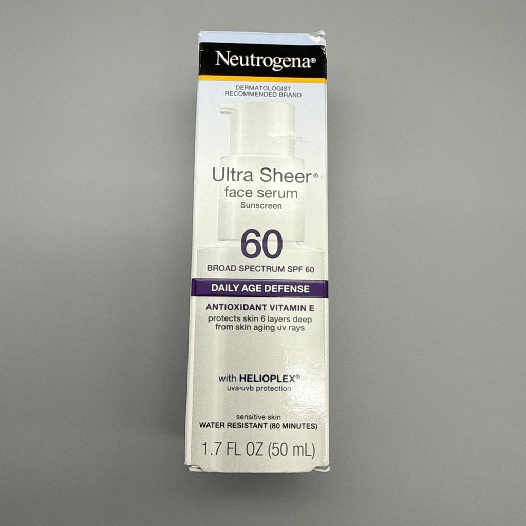 Neutrogena SPF 60 Face Moisturizer Serum Lotion - 1.7 oz, Broad Spectrum Sun Protection