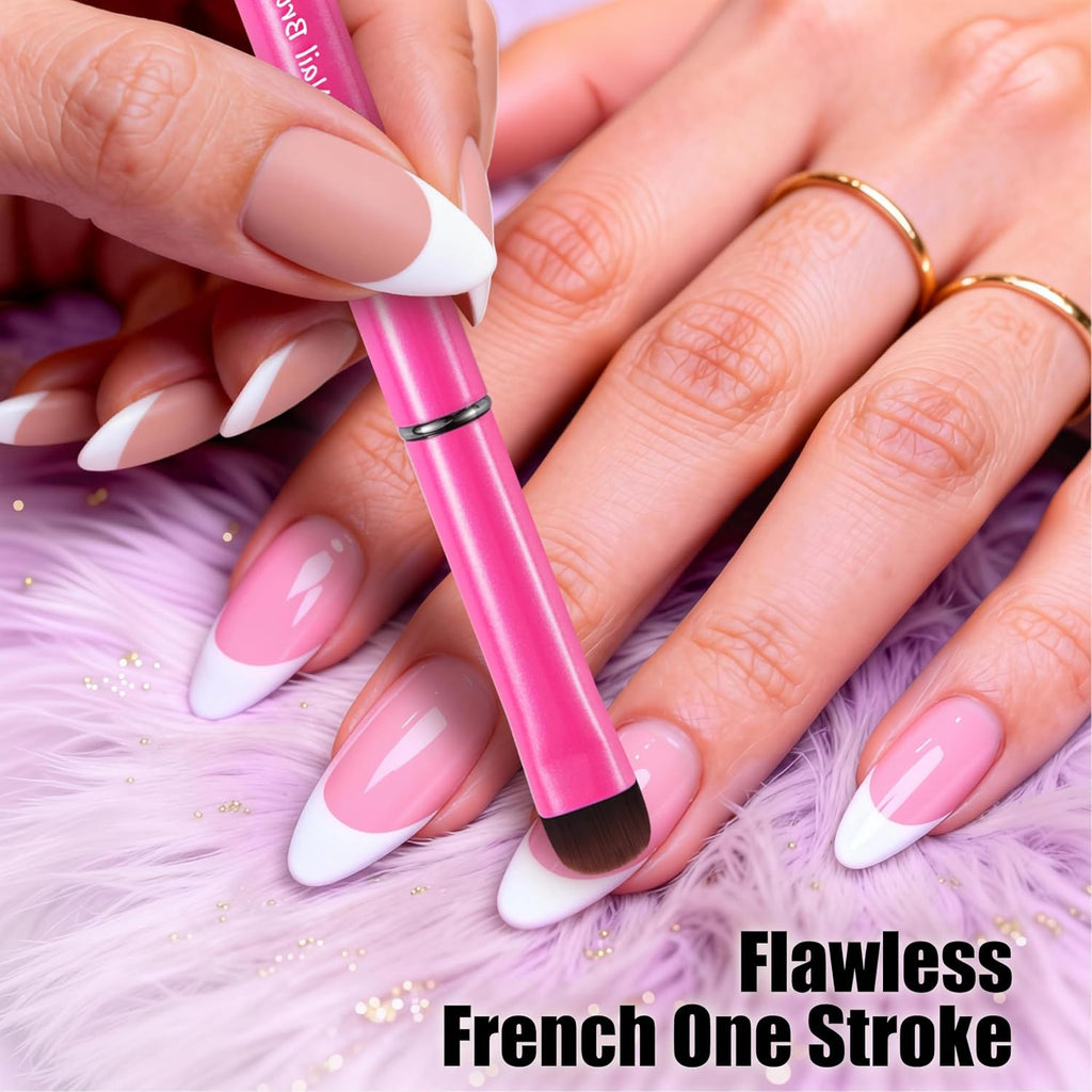 French Tip Nail Brush - Kolinsky Sable for Gel & Acrylic Nail Art