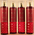 4 Pack Body Mist Spray - Forever Red Fragrance 8 Oz by Bath & Body Works