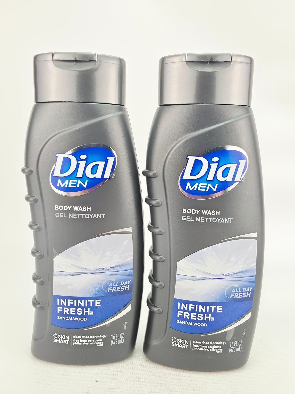 Men's Sandalwood Body Wash - Infinite Fresh Lather 16 oz Lot of 2