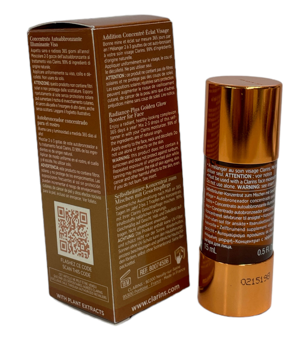Clarins Radiance Plus Golden Glow Booster - Self Tan, Face & Body Options