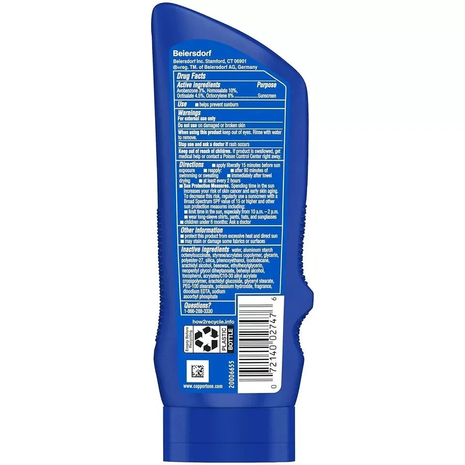 SPF 50 Sunscreen Lotion 4 Pack - Sport Water-Resistant Sun Protection