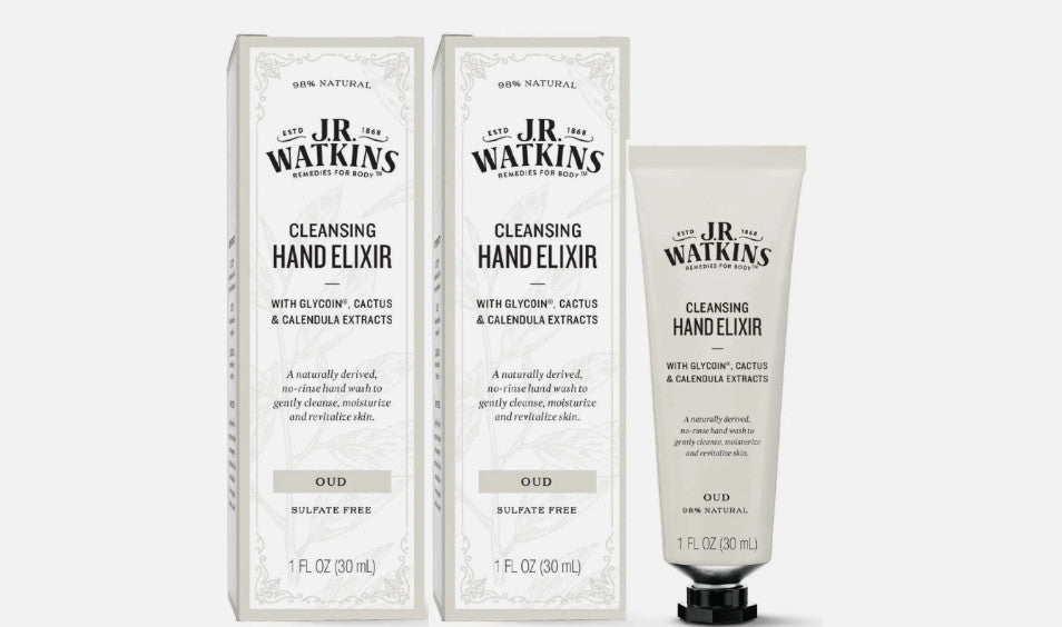 3 Pack Hand Cleansing Elixir with Oud - 1oz Travel Size