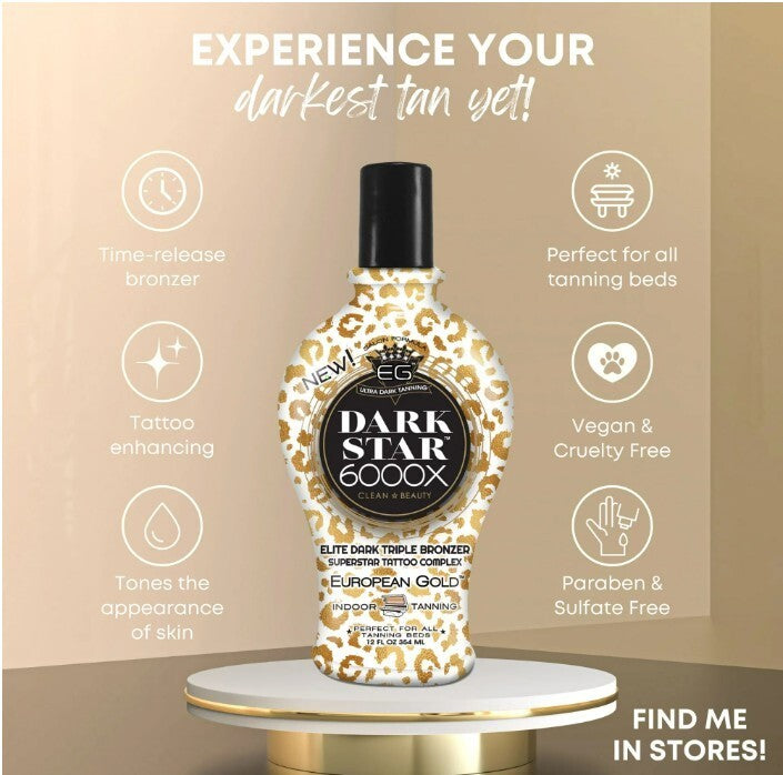 Ultra Dark Tanning Lotion with Triple Bronzer - Natural, Fast-Acting, Vegan