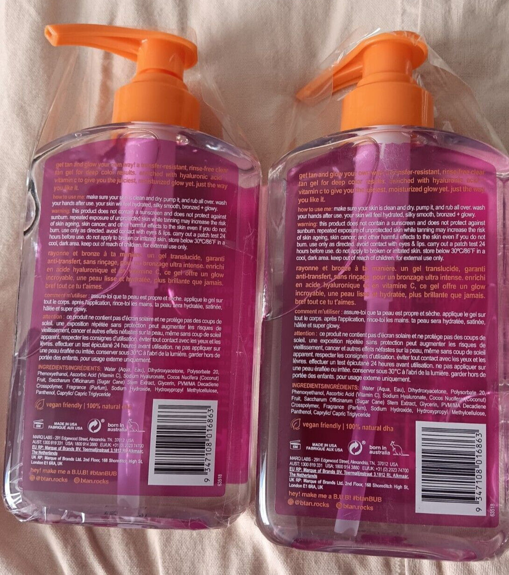 Self Tanning Gel - Transfer-Resistant, Vegan, Cruelty-Free, 16 Oz Lot