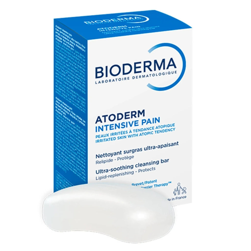 Bioderma Atoderm Intensive Pain Ultra-Soothing Cleansing Bar 150g - Pack of 2