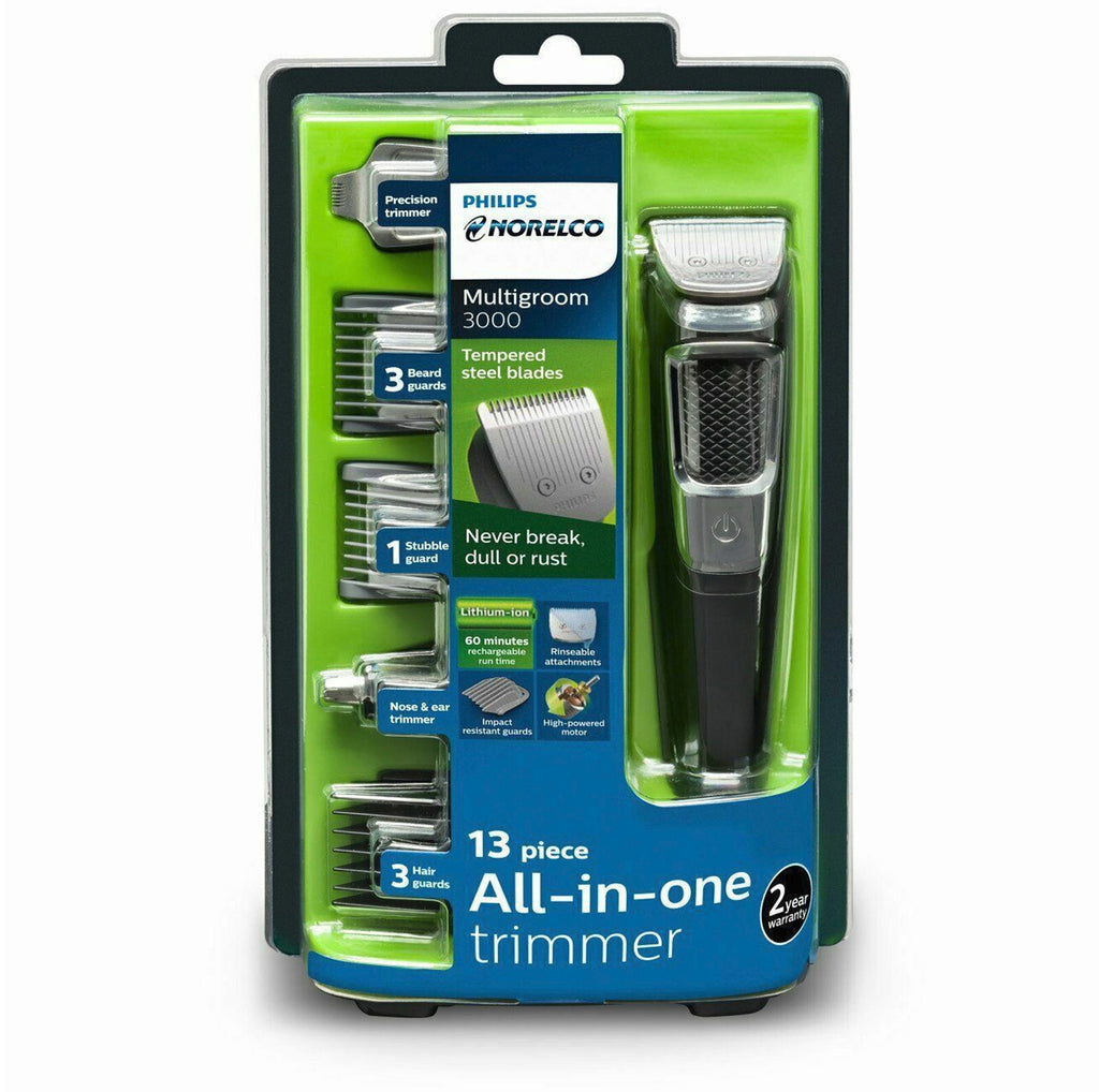 Multigroom Hair Clipper and Beard Trimmer with Nose & Ear Attachments