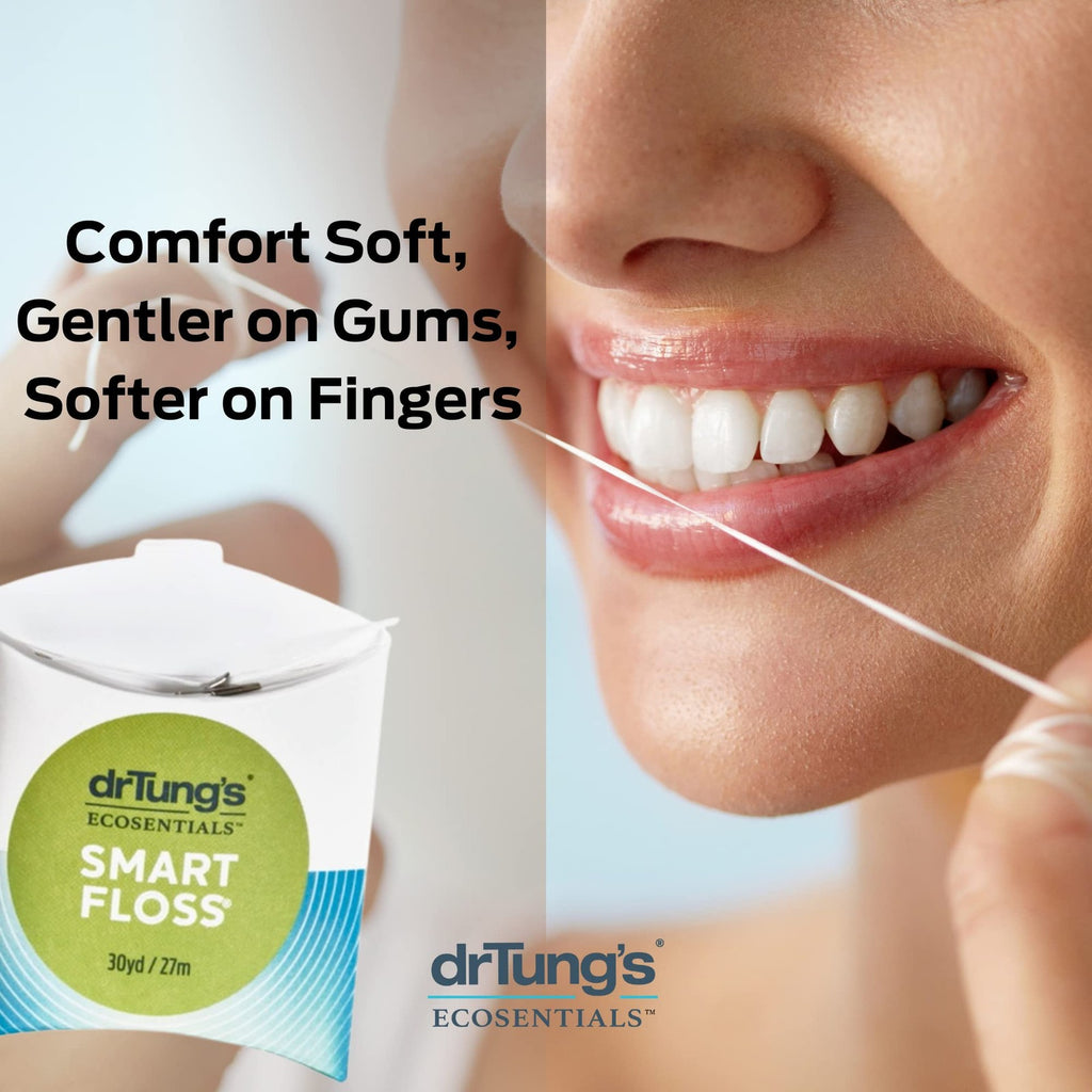 Natural Cardamom Floss - Gentle, Expanding Floss for Sensitive Gums - 3 Pack