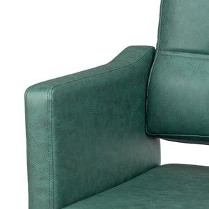 Hydraulic Barber Chair for Hair Salon & Home Use - Green
